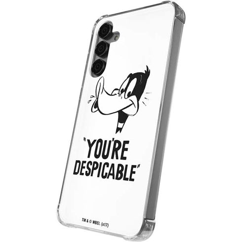 Looney Tunes Daffy Duck Youre Despicable Galaxy S24 Plus Clear Case
